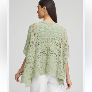 Jen's Pirate boho Poncho Tunic Asymmetrical 100% Cotton &Silk , Made in USA